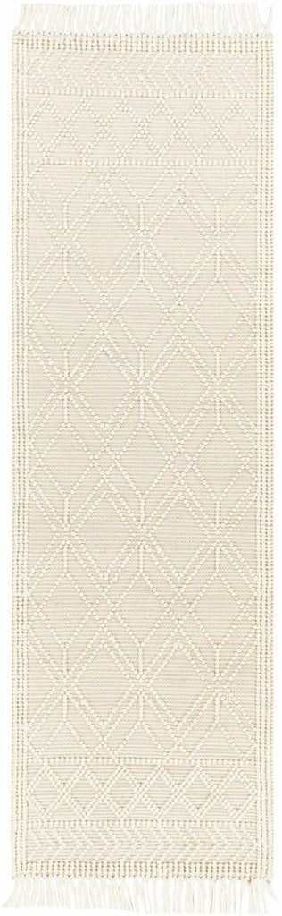 Hauteloom Leonardtown LNRD Ivory Woven/Flatwoven Cotton Rug