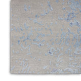 nourison silk shadows sha18 grey blue rug