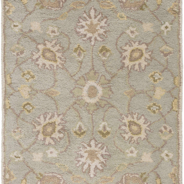 Hauteloom Logville LOGV Mauve Hand Tufted Wool Rug