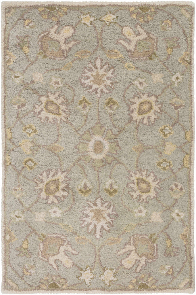 Hauteloom Logville LOGV Mauve Hand Tufted Wool Rug