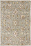 Hauteloom Logville LOGV Mauve Hand Tufted Wool Rug