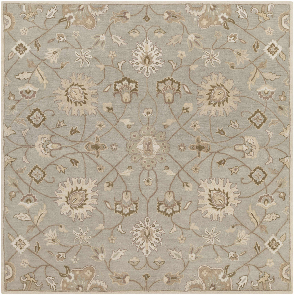 Hauteloom Logville LOGV Mauve Hand Tufted Wool Rug