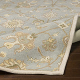 Hauteloom Logville LOGV Mauve Hand Tufted Wool Rug