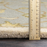 Hauteloom Logville LOGV Mauve Hand Tufted Wool Rug
