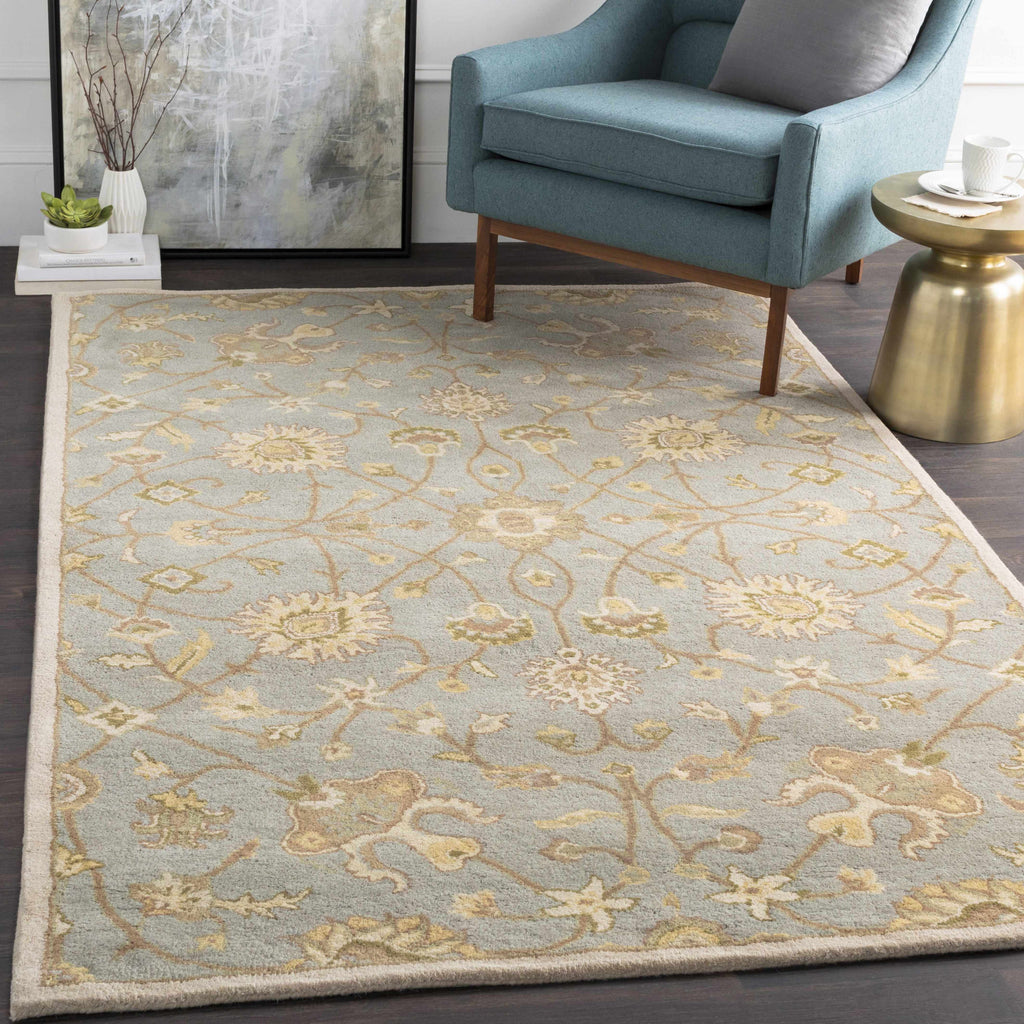 Hauteloom Logville LOGV Mauve Hand Tufted Wool Rug