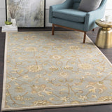 Hauteloom Logville LOGV Mauve Hand Tufted Wool Rug