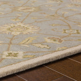 Hauteloom Logville LOGV Mauve Hand Tufted Wool Rug