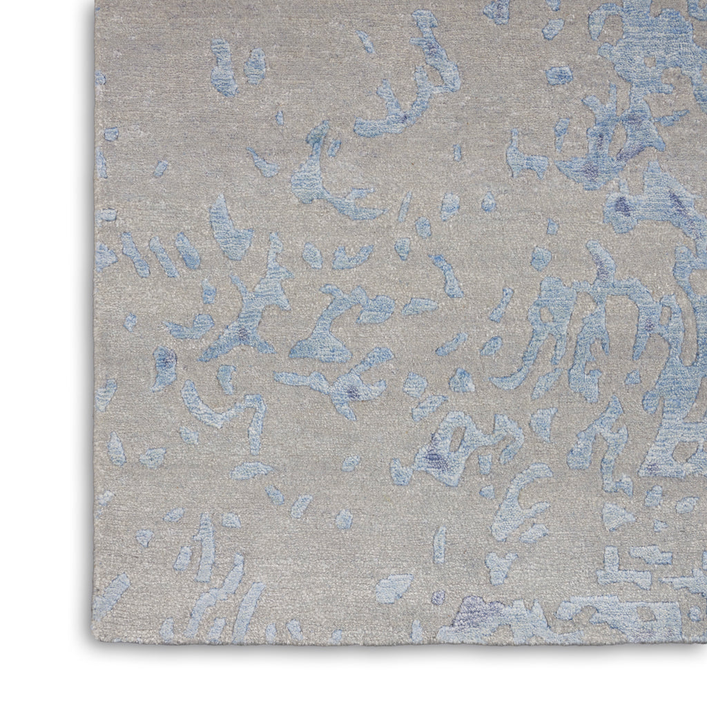 nourison silk shadows sha18 grey blue rug
