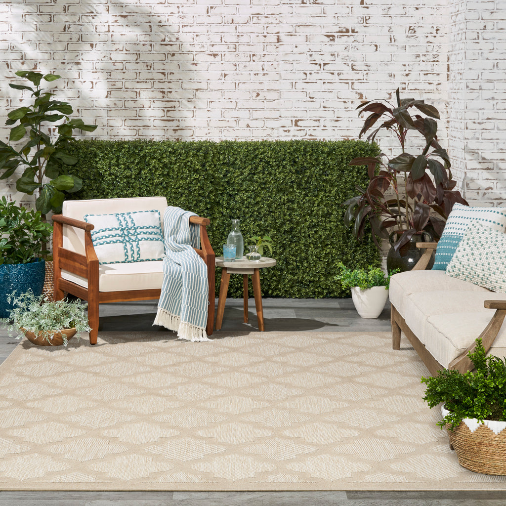 nourison easy care nes01 cream rug