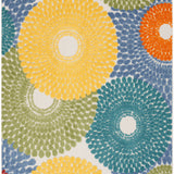 nourison aloha alh29 multicolor rug