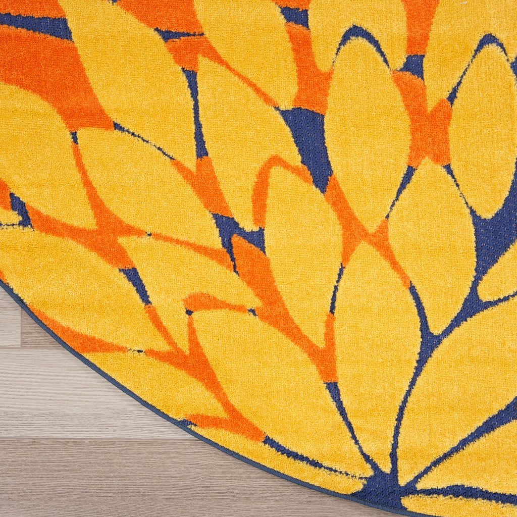 nourison aloha alh05 navy multicolor rug