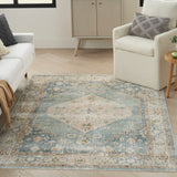 nourison astra machine washable asw11 silver blue rug