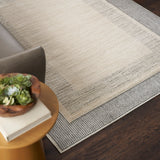 nourison natural texture ntx01 ivory grey rug