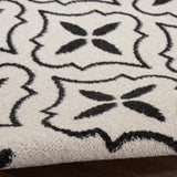 nourison nourison essentials nre04 ivory black rug
