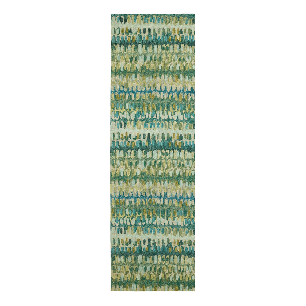 dash albert paint chip da1831 moss hand hooked wool rug