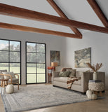 nourison lynx lnx01 ivory charcoal rug
