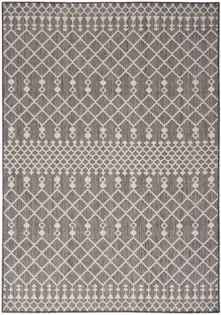 nourison positano pos02 charcoal rug