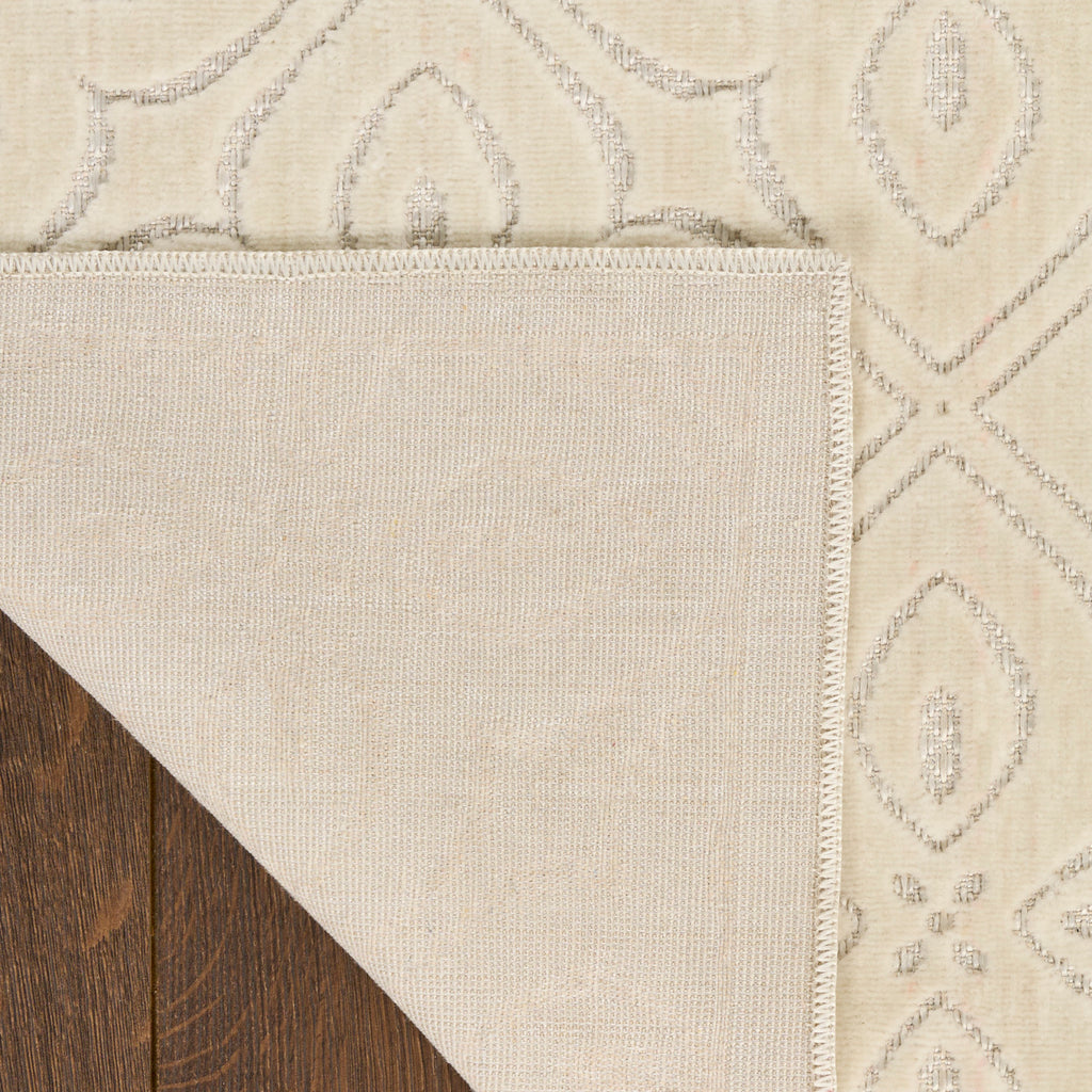 nourison washable charm wch03 ivory rug