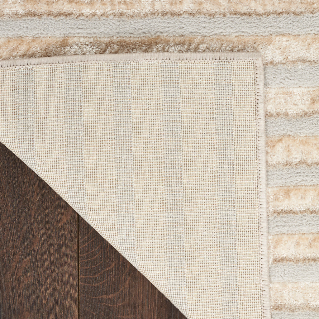 nourison brushstrokes bsk04 beige silver rug