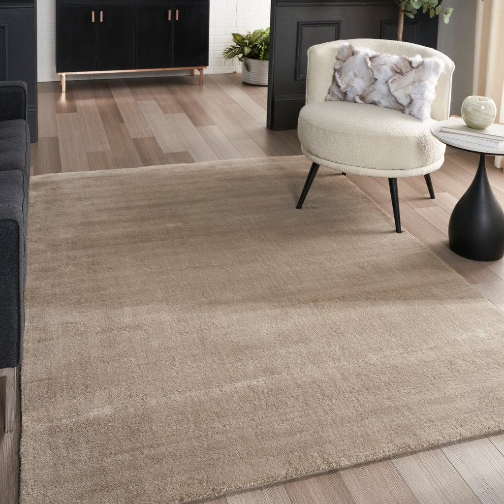nourison plush cloud plc01 taupe rug