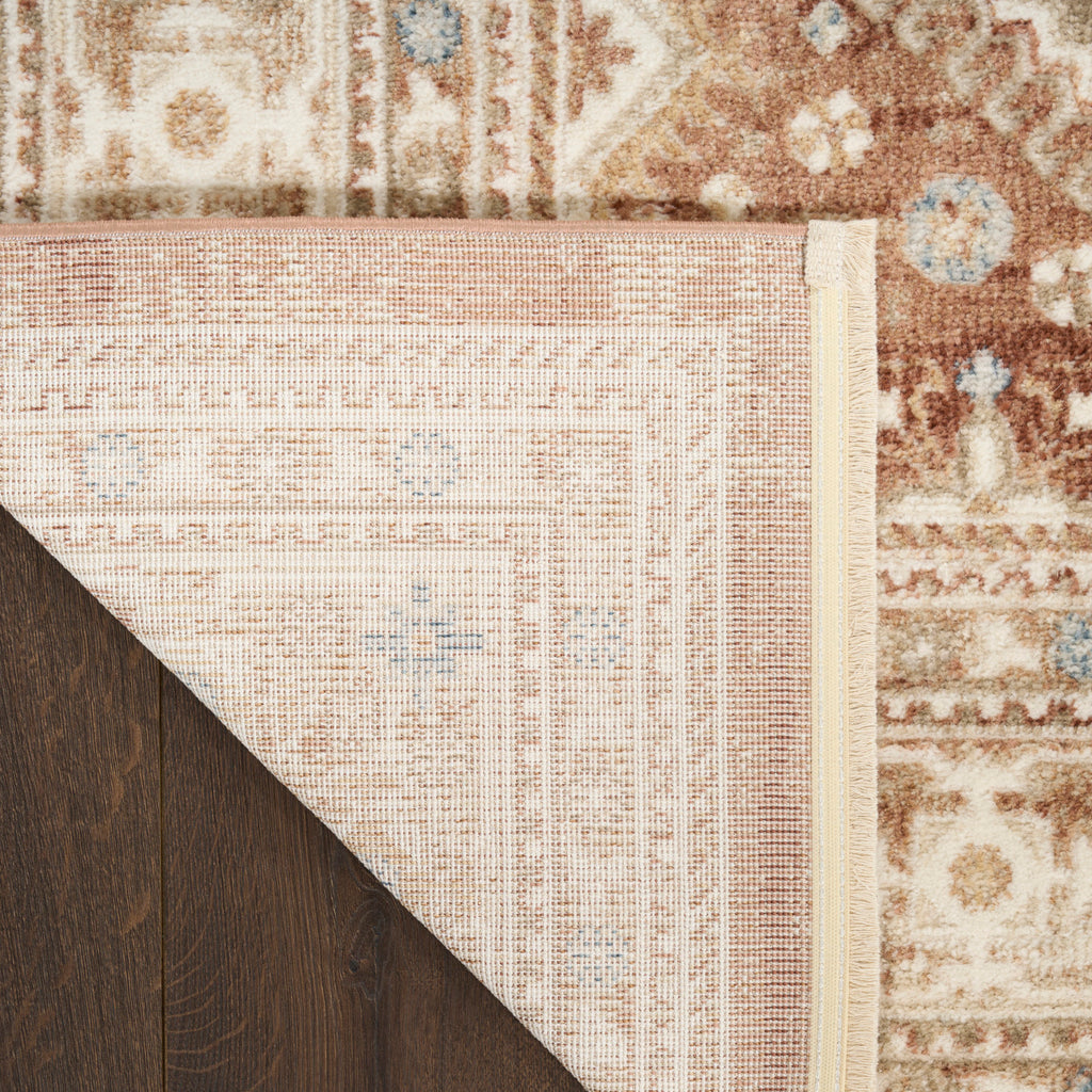 nourison pardis prd04 rust rug