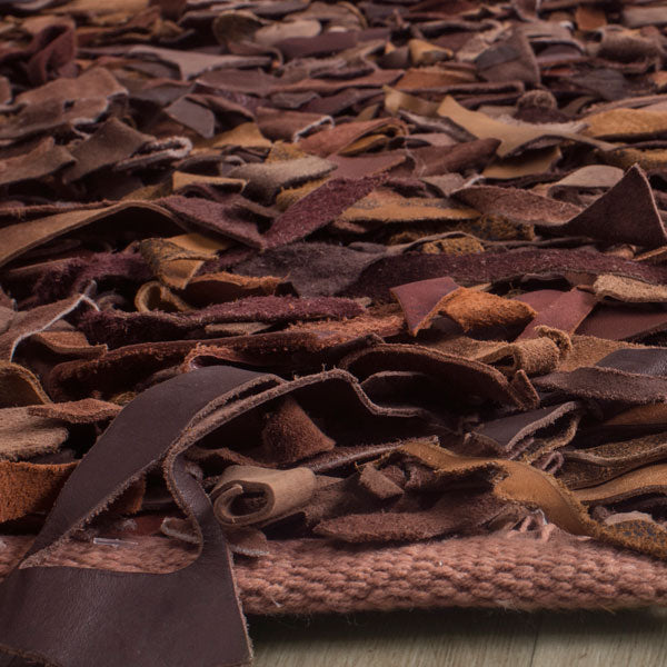 safavieh clearance leather shag lsg511b saddle rug