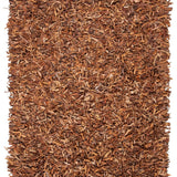 safavieh clearance leather shag lsg511b saddle rug