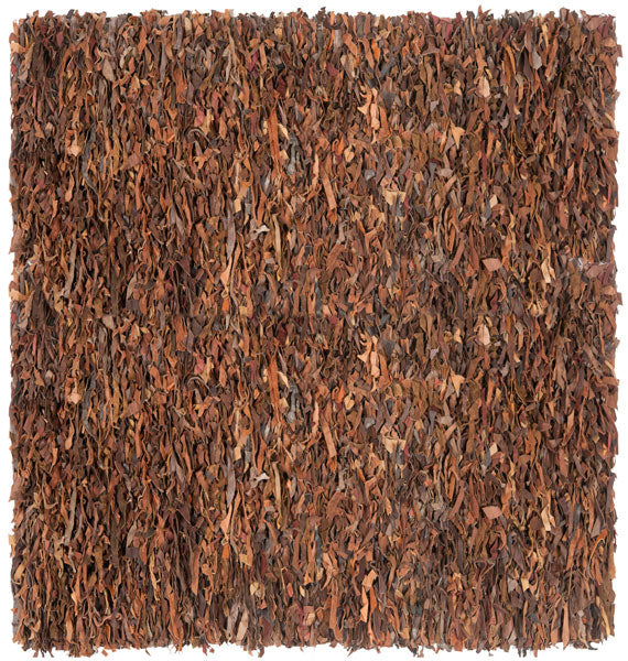 safavieh clearance leather shag lsg511b saddle rug