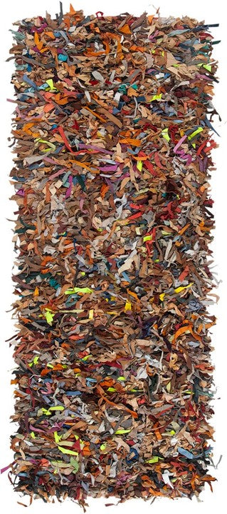 safavieh clearance leather shag lsg511m multi rug