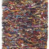 safavieh clearance leather shag lsg511m multi rug
