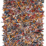 safavieh clearance leather shag lsg511m multi rug
