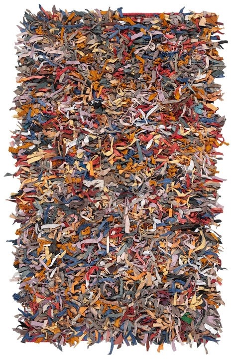 safavieh clearance leather shag lsg511m multi rug