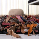 safavieh clearance leather shag lsg511m multi rug