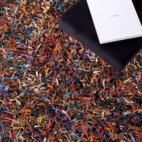 safavieh clearance leather shag lsg511m multi rug