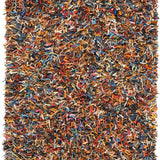 safavieh clearance leather shag lsg511m multi rug