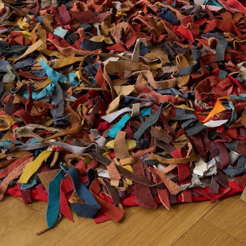 safavieh clearance leather shag lsg511m multi rug