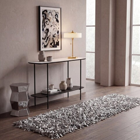 safavieh clearance leather shag lsg601c grey rug