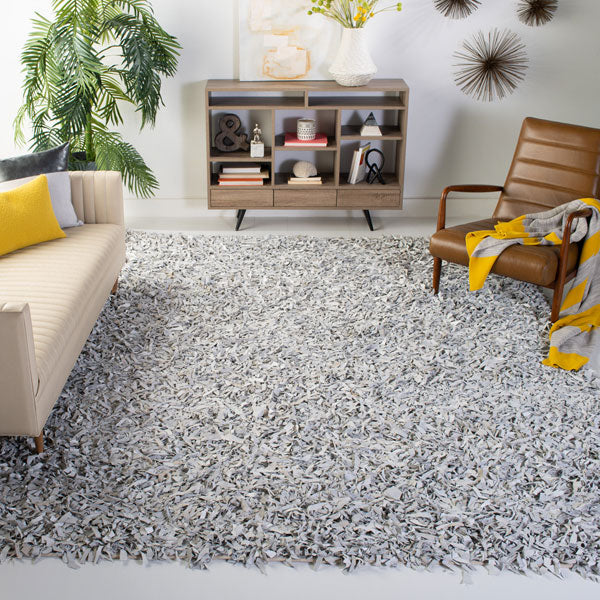 safavieh clearance leather shag lsg601c grey rug