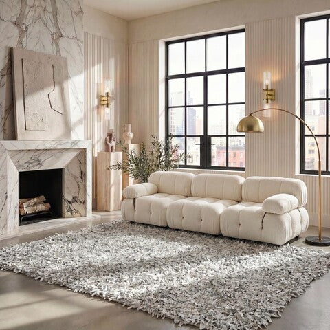 safavieh clearance leather shag lsg601c grey rug