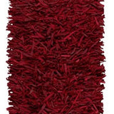 safavieh clearance leather shag lsg601d red rug