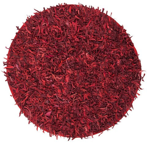 safavieh clearance leather shag lsg601d red rug