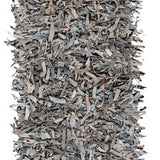 safavieh clearance leather shag lsg601g grey rug