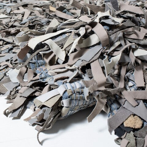 safavieh clearance leather shag lsg601g grey rug