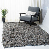 safavieh clearance leather shag lsg601g grey rug