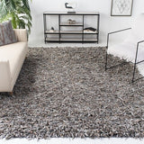 safavieh clearance leather shag lsg601g grey rug