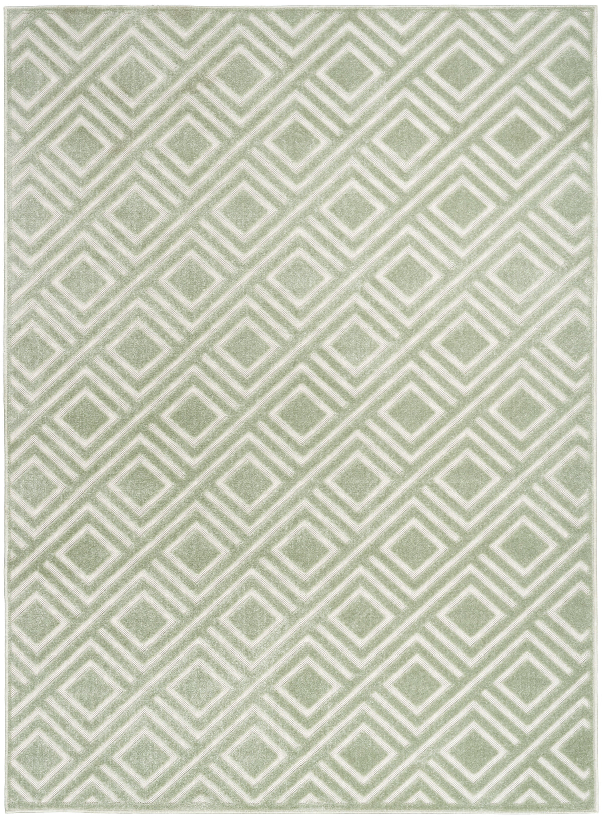 nourison care free caf03 green rug