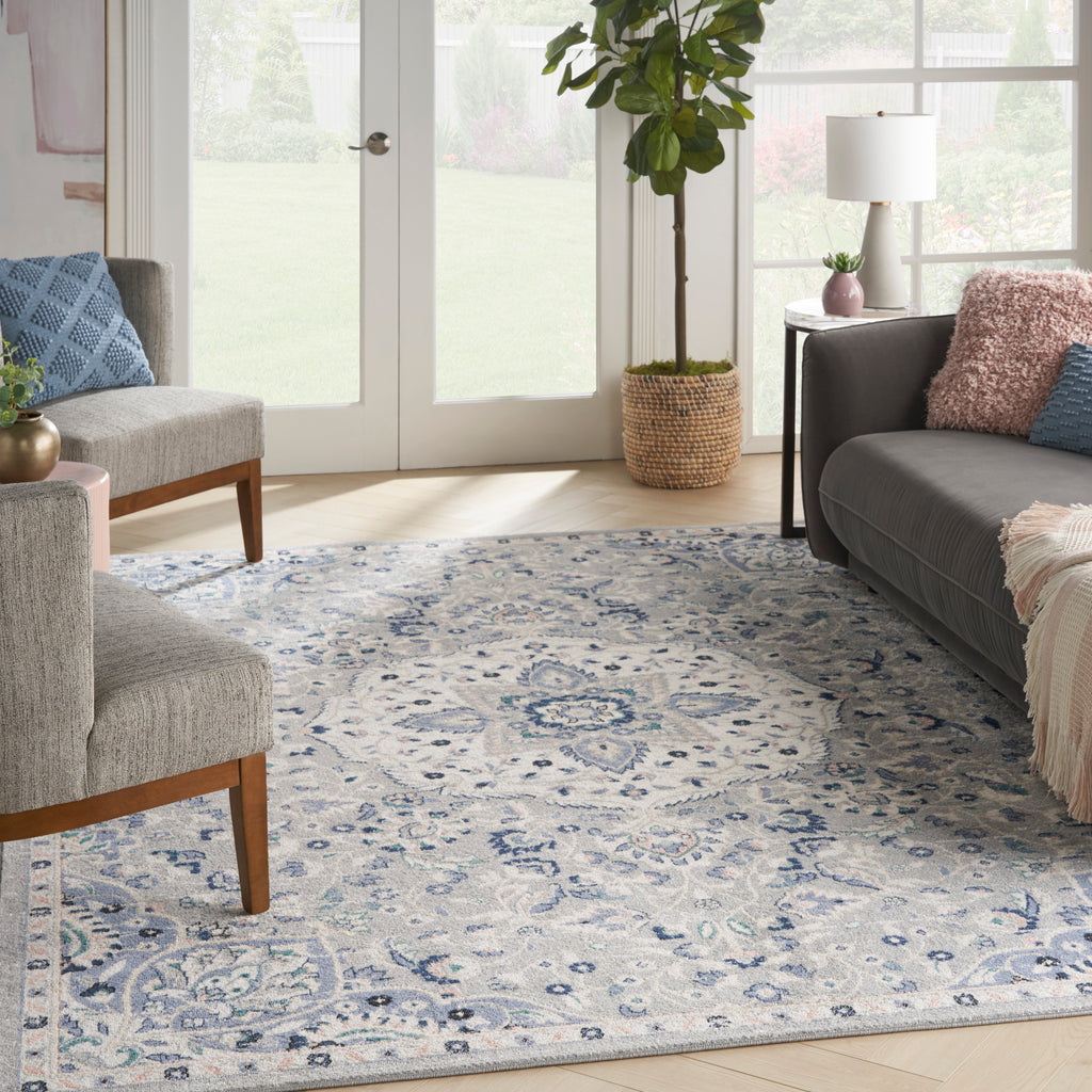 nourison passion psn22 grey beige rug