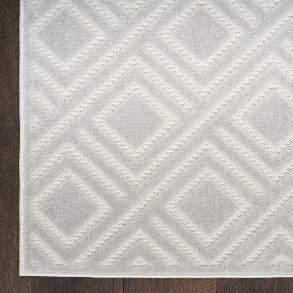 nourison care free caf03 light grey rug