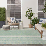 nourison positano pos03 blue green ivory rug
