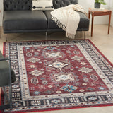 nourison fulton ful03 red rug